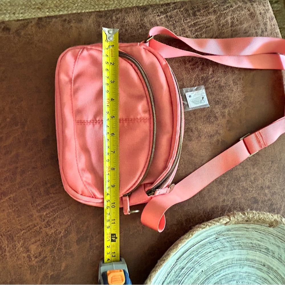 Travelon Pink Crossbody Bag with Gold Accents - Picture 5 of 6
